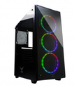 Gabinete Gaming Naceb Technology PLAYER Crystal Case NA-0603, Full ATX, Negro
