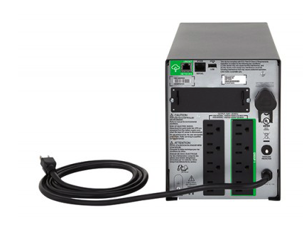 No Break Capacidad 1000VA, 700watts, 120v, 8 APC SMT1000C, 1000 VA, 700 W, 3 h, Negro, Industrial y Oficina