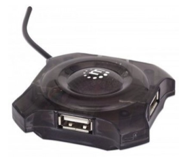 Hub USB Manhattan, Negro
