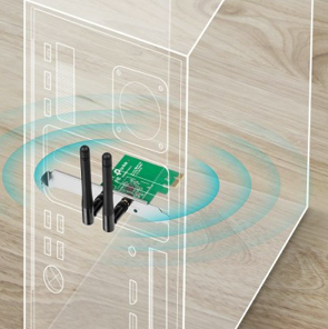 Tarjeta de Red PCI Express TP-LINK TL-WN881ND, Verde, 300 Mbit/s