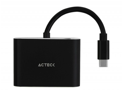 Adaptador USB-C a HDMI + VGA Shift Plus AV420 Acteck