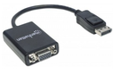 Adaptador Displayport a VGA MANHATTAN 151962, Negro, DisplayPort, VGA