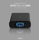 Adaptador HDMI a VGA Shift Plus AV400 Acteck