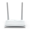 Router N 300MBPS TP-LINK TL-WR820N, 300 Mbit/s, 2,4 GHz, 2,4 GHz, Externo, 2, Blanco