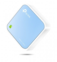 Router TP-LINK, Azul, Color blanco, 2.4Ghz, 300Mbps