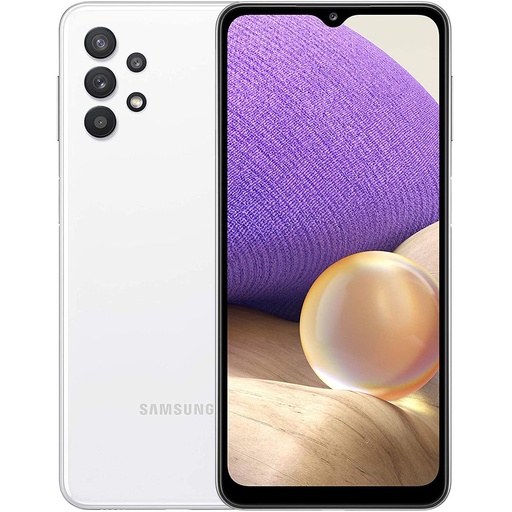 [A32] Teléfono Celular SAMSUNG A32 6.4 pulgadas, 4GB, Blanco, Android 11 GO Edition