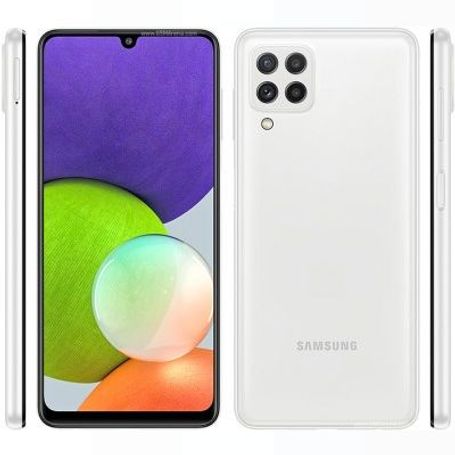[A22] Teléfono Celular SAMSUNG A22, 6.4 pulgadas, Octa-Core, 4GB, Blanco, Android 11 GO Edition