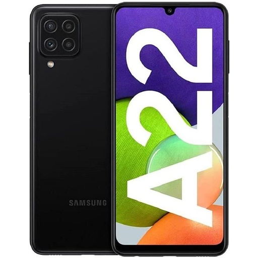 [A22] Teléfono Celular SAMSUNG A22, 6.4 pulgadas, Octa-Core, 4GB, Blanco, Android 11 GO Edition