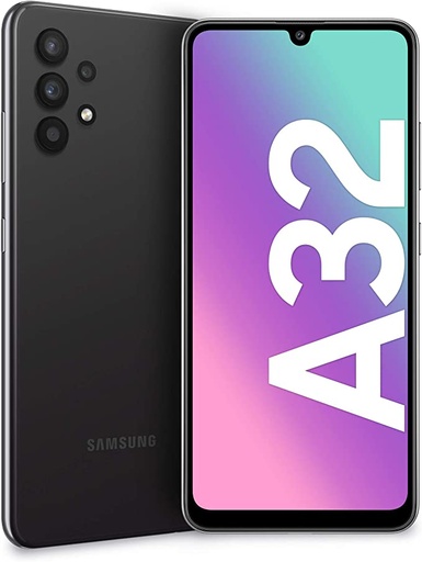 [A32] Teléfono Celular SAMSUNG A32 , 6.6 Pulgadas, 4GB, Negro, Android 12