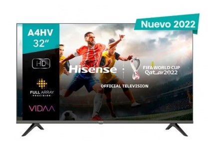 [32A4HV] Televisor Hisense 32A4HV, 32 pulgadas, LED HD