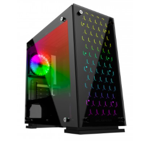 [BR-922968] Gabinete GAMER BALAM RUSH TALOS GI980 Micro Tower Micro ATX Y Mini ITX Cristal Templado USB 3.0 3 VENT