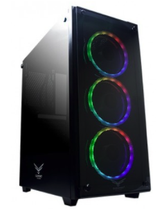 [NA-0603] Gabinete Gaming Naceb Technology PLAYER Crystal Case NA-0603, Full ATX, Negro