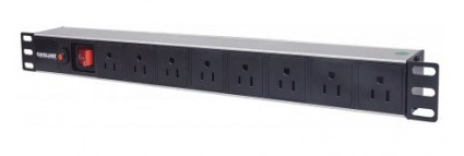 [713993] Barra PDU INTELLINET 713993, Regleta eléctrica, 1U, Aluminio