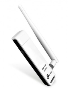 [TL-WN722N] Adaptador USB TP-LINK TL-WN722N, Inalámbrico, 150 Mbit/s, Color blanco