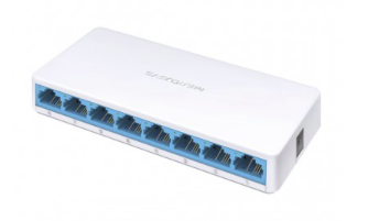 [MS108] Switch Mercusys MS108 DE 8 Puertos Diseño Compacto y Fácil Instalación Para Uso En Escritorio