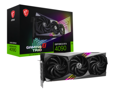 [G4090GT24] Tarjeta de Video MSI RTX 4090 Gaming X TRIO 24GB GDDR6X G4090GT24