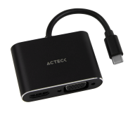 [AC-934657] Adaptador USB-C a HDMI + VGA Shift Plus AV420 Acteck