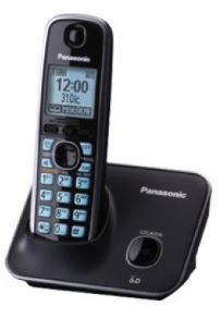 [kx-tg4111meb] Teléfono inalámbrico Panasonic kx-tg4111meb, escritorio, negro, si, no, lcd